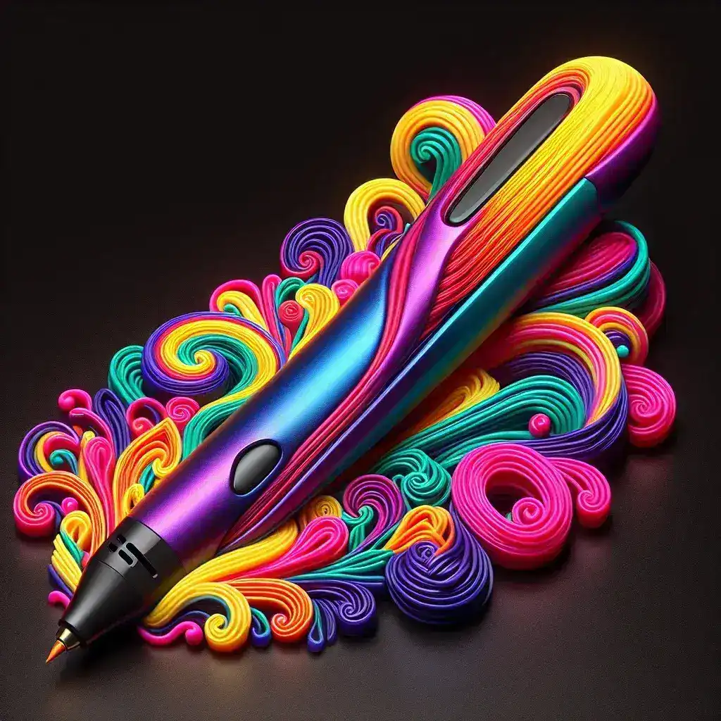 Apa filamen terbaik untuk warna cerah dalam gambar pena 3D?